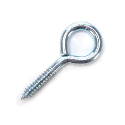 China DIN Standard Open Screws Carbon Steel Zinc Galvanized Fish Eye Screw Hook with Metric Measurement System for sale