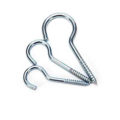 China Metric Measurement System Galvanized Stainless Steel Fish Eye Screw Hook M1.6 M2 M2.5 M3 M4 M5 M6 M8 M10 M12 M14 M16 M20 for sale