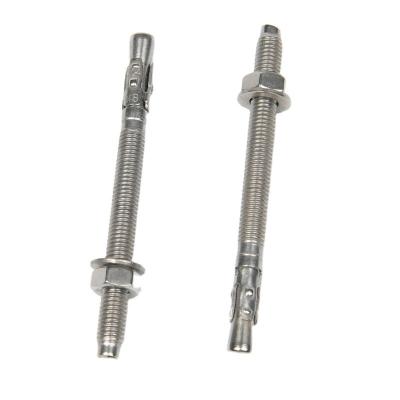 China Metric Passivation Finish Stainless Steel Through Bolt Expansion Anchor for Strong and Durable Fastening for sale