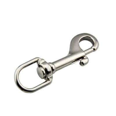 China Electrolytic Treatment Finish AISI 304 AISI 316 SS304 SS316 Double Eye Double Ends Swivel Snap Hook for Automotive Industry for sale