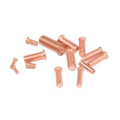 China Copper Industry-Approved Stainless Steel Welded Stud Spot Welding Screw Bolt Fastener with Plain Finish for sale