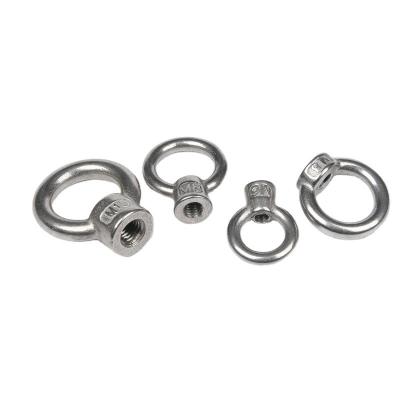 China M2.5 M3 M4 M5 M6 M8 M10 M12 M14 M16 M20 Zinc Plated Lifting Eye Bolt with Nut Stainless Steel Eyebolts Closed Anchor Ring for sale