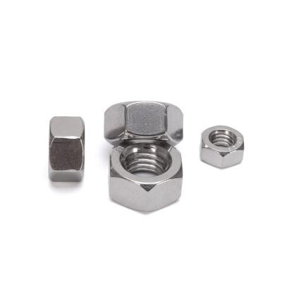 China Experienced Fastener Producing General Industry ANSI/ASME Standard M2-M24 Stainless Steel Hexagon Nuts with Plain Finish for sale