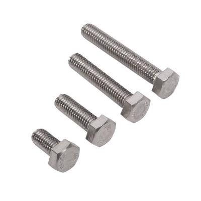 China ZINC PLATED JIS Standard Stainless Steel Hex Bolt M3 M4 M5 M6 All Size Bolts with Customized HEX Head and Finish for sale