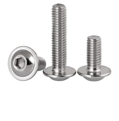 China Corrosion Resistant ZINC Finish Stainless Steel/Carbon Steel Allen Key Flange Button Head Screw M3 M5 M6 for Industrial for sale