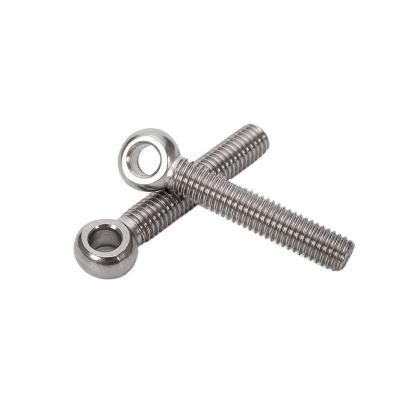 China Plain Finish Stainless Steel Round Fish Eye Screw M5 M6 M8 M10 M12 M16 M20 M24 M30 for Lifting and Slipknot Eye Bolt for sale