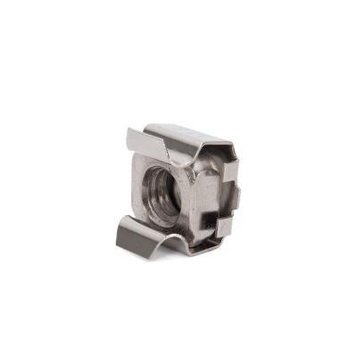 China Alloy Steel Custom Clip Nut M4 M6 M8 M10 Galvanized Square Lock Nut Carbon Steel Cage Nut Retail Industry's Best Choice for sale