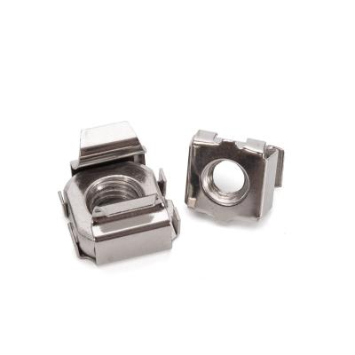 China Imperial Measurement System M4 M6 M8 M10 Square Cage Nut Stainless Steel 201/304/316 for Healthcare Equipment Installation for sale