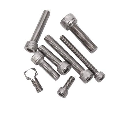 China DIN Standard M3 M4 M5 M6 M8 304 Stainless Steel Hexagon Socket Bolt and Screw for Motorcycle Measurement System in Metric for sale