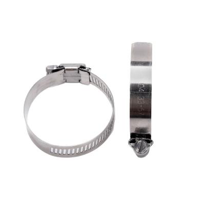 China Heavy Industry Application German Stainless Steel Snail Gear Hose Clamps with 16-300mm Bandwidth and Adjustable Metal Clamp for sale