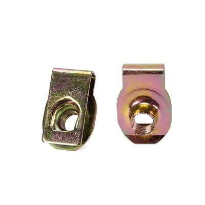 China Oil Gas M4-M10 U Nuts Speed Clip Fastener 304 Stainless Steel U-shaped Clip Chimney Nut for Motorcycles and Cars Durable for sale