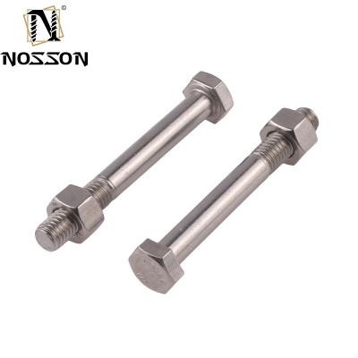 China ZINC Finish ANSI/ASME Standard Stainless Steel Half Thread Hex Bolt for Heavy Duty Applications for sale