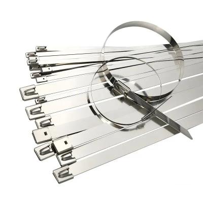 China Self-locking 4.6mm Stainless Steel Cable Ties JIS Standard for Secure and Durable Fastening in Challenging Environments for sale