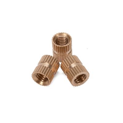 China Metric Measurement System Stainless Steel Knurled Nuts with Hot Melt Brass Inserts for sale