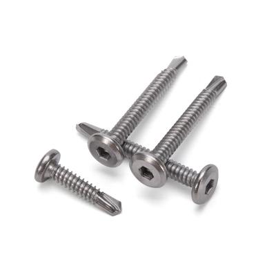 China ISO Standard Galvanized Iron Countersunk Head Grade 8 Self Drilling Screw with ZINC PLATED Finish in INCH Measurement System for sale