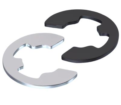China General Industry 304 Stainless Steel DIN6799 M2.3-M10 E Clip Split Washer Circlip Retaining Ring for Shaft Fastener for sale