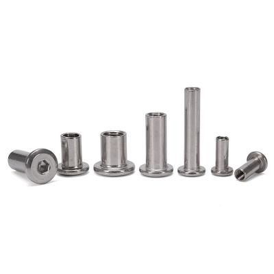 China Heavy Industry Metric Measurement System Stainless Steel Carbon Steel Hex Socket Furniture Connecting Insert Nut Sleeve Barrel Nut Free Samples for sale