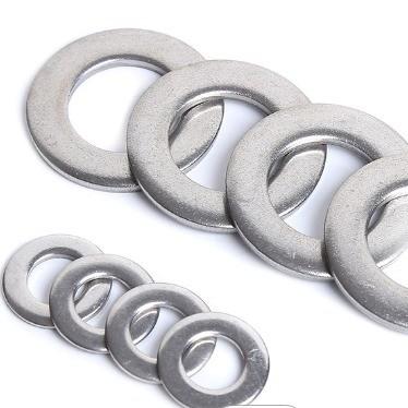 China M3M4M5M6M8M10M12M14M16M18M20M22M24M27m30 Stainless Steel Plain Washers for sale