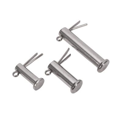 China Top-Notch Performance Clevis Pins 304 Stainless Steel Cylindrical Pin with Hole Locating Pin and Longer Life TiCN Finish for sale