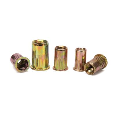 China 304 Stainless Steel Metric Rivnut Threaded Rivets M3 M4 M5 M6 Knurled Zinc Plated Blind Rivet Nut for Heavy Industry for sale