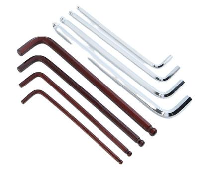 China Chrome-plating Allen Hex Key Z and L Type Wrench 1.5mm 2mm 2.5mm 3mm 4mm 5mm 6mm 8mm 10mm for OBM Support Taily OEM Silver for sale