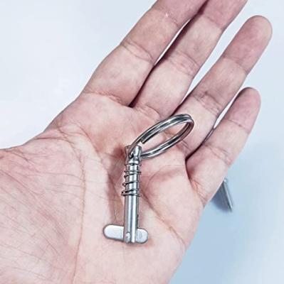 China Marine Grade Boat Quick Release Pin with Drop Spring Stainless Steel Pin Diameter x Usable Length Pack 2 316 Alloy Steel for sale