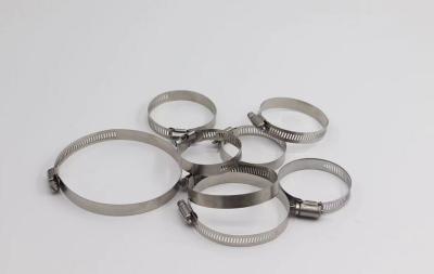 China Fast Installation SS304 Hose Clamp in German Style with Carbon Steel Material and Metric Measurement System Instock for sale