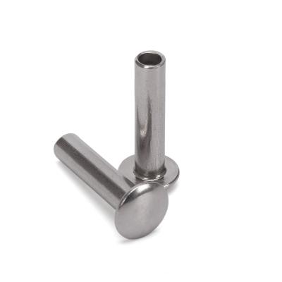 China Stainless Steel 304 Blind Rivet Flat Head Semi-Tubular Hollow Rivet M5.5 for Industrial for sale