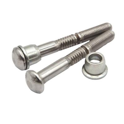 China Stainless Steel 304 Ring Groove Huck-Rivet with Circle Huck Lockbolts Uncoated Bright Finish Supply Uncoated for sale