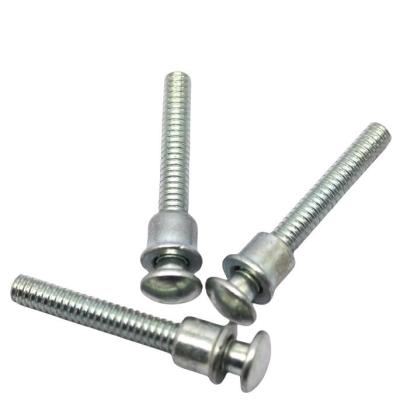 China Stainless Steel High Precision Ring Bolt and Collar Ring-Grooved Rivets Bright Finish for Construction Industry Projects for sale