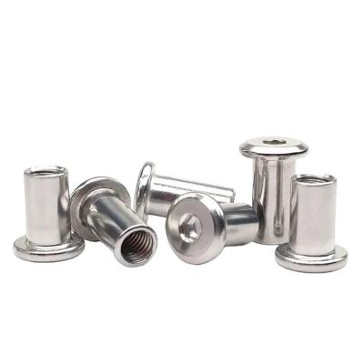 China 8-50mm Length Galvanized Stainless Steel Furniture Connector Bolts and Sleeve Barrel Cap Nut M3 M4 M5 M6 M8 M10 for Sturdy Furniture for sale