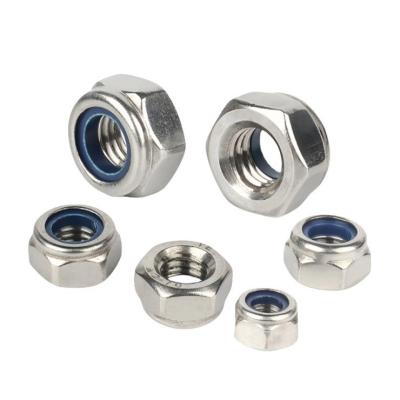 China UNC Hex Nylon Insert Lock Nuts ASME B18.16.6 DIN Standard for Automotive Industry Production and Manufacturing at Affordable for sale