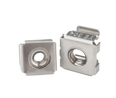 China Metric Measurement System Customization 304 Stainless Steel M4 M6 M8 Cage Nuts for Square Nut and U Clip Nut Chrome Plated for sale