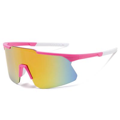 China Wholesale 2022 Sports Sunglasses Sun Glass Girl Shape Outdoor Oversized Men Women Windproof Sports Eyewear Cycling Sunglasses for sale