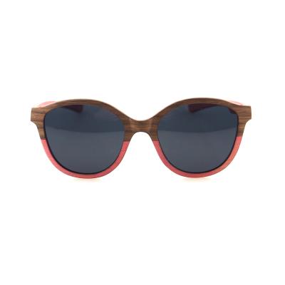 China Fashion Sunglasses Factory Trendy Handmade Veneer Wood Sunglasses With Custom Logo for sale