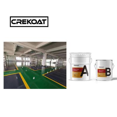 China Strength Clear Epoxy Floor Paint Rigid 2 Part Epoxy Paint Abrasion Resistant for sale