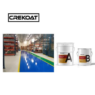 China Crekoat Industrial Water Based Floor Coating Low VOC Low Odor 1mm for sale