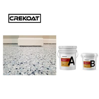 China Liquid Polyaspartic Garage Floor Coating Spray Epoxy Concrete Floor Paint 1mm for sale