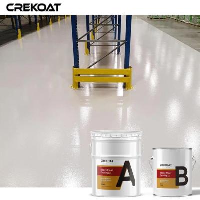 China Flake Decorative Concrete Floor Coating Epoxy Varnish Intermediate Coating for sale