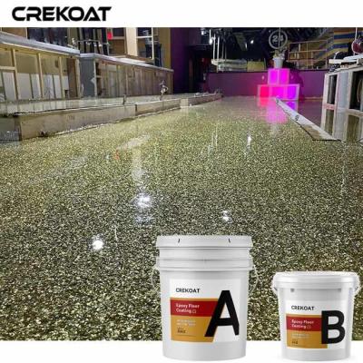 중국 Shiny Flakes Metallic Epoxy Floor Coating Color Concrete Floors 판매용