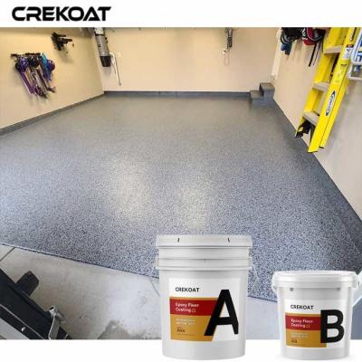 Cina Multi Color Combinations Garage Floor Paint With Flakes Non - Toxic Components in vendita