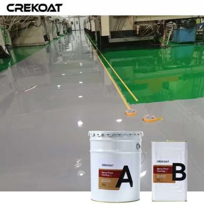 China Chemical-Resistant Non Slip Epoxy Floor Coating Fast-Set Formulations Allow Same-Day Use for sale