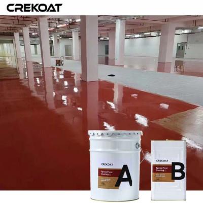 China UV-Stable Non Slip Epoxy Floor Coating Retain Color In Sunlight for sale