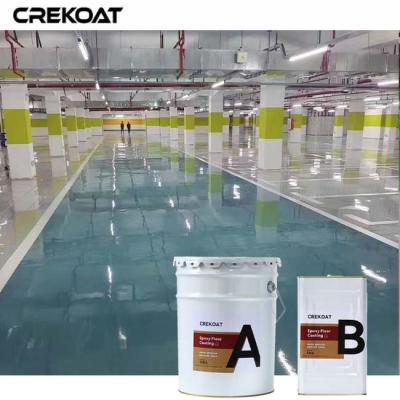 China Heat-Resistant Non Slip Epoxy Floor Coating Withstands High Temperatures Without Degrading for sale