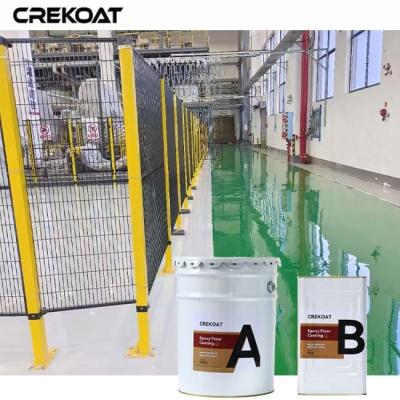 China Industrial Strength Epoxy Floor Coating Self-Priming Saving Time During Application for sale