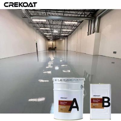 China Self Leveling Industrial Clear Epoxy Floor Coating With Decorative Vinyl Flakes for sale