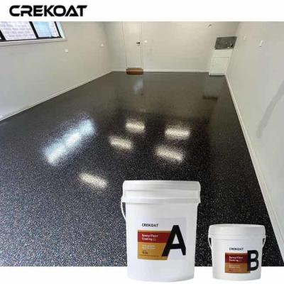 China Anti-Slip Polyaspartic Paint Heat Resistance With A Glossy Glass-Like Appearance for sale