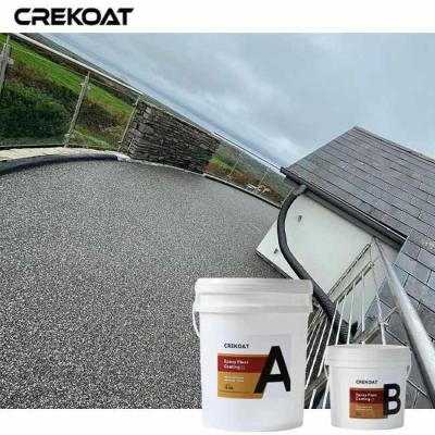 China Outdoor Resin Washed Stone Water-Based Epoxy Floor Coating For Floor And Walls for sale