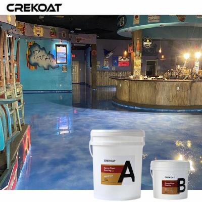 China Indoor Metallic Stained Concrete Floor Esistance To Chemicals And Imperfections for sale