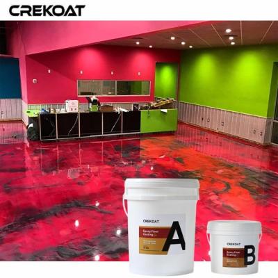 China Non-Yellowing Metallic Epoxy Floor Coating Waterproof And Moisture-Resistant for sale